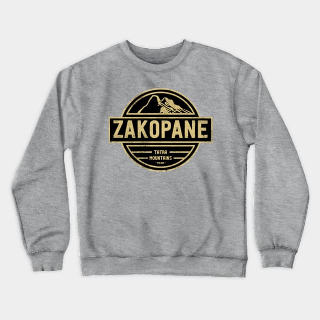 Zakopane Tatra Mountains Crewneck Sweatshirt by deadright